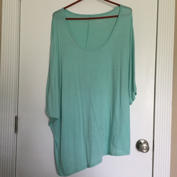 Lane Bryant 22/24 Light Blue Top - Picture 1 of 4